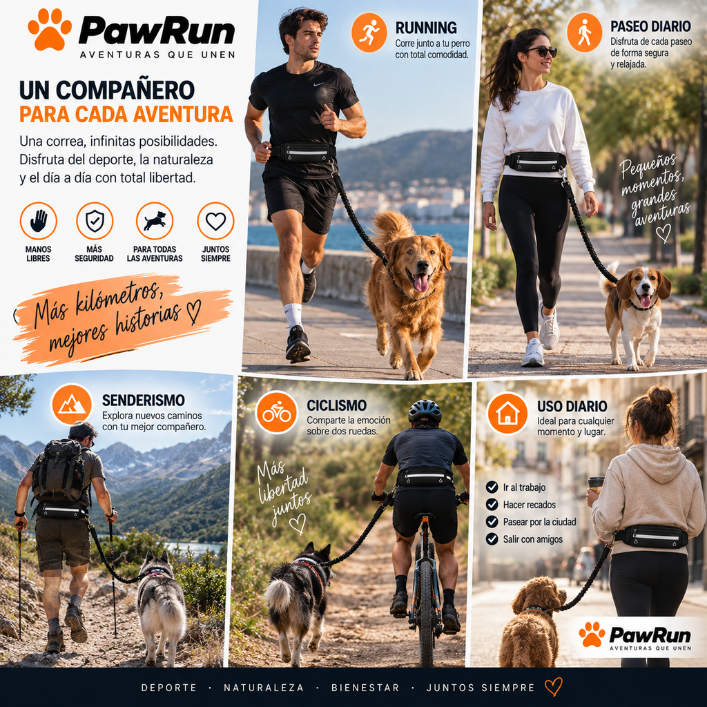 Correa Manos Libres para Perros | PawRun